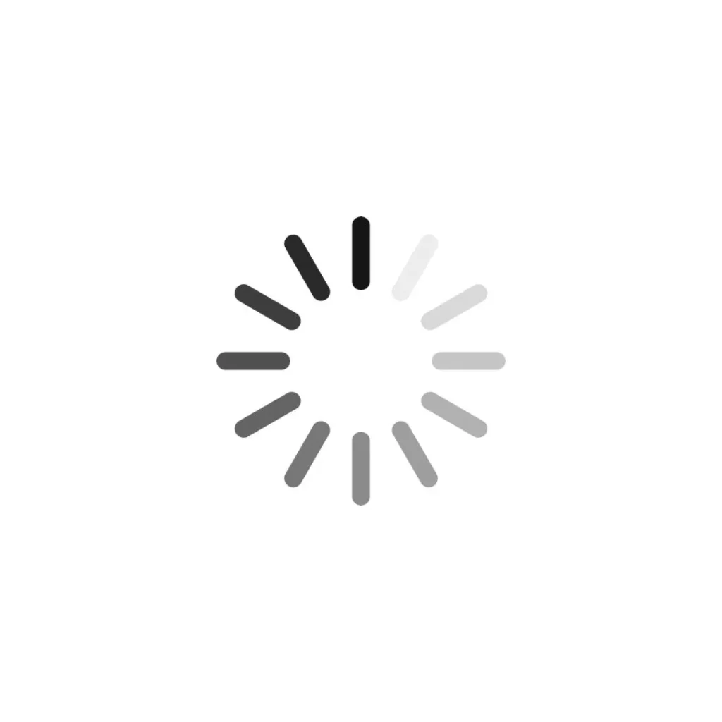 Icono de carga sobre fondo blanco, rebranding y renovación de marca